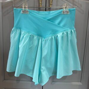 OFFLINE by Aerie crossover skort in ocean blue, Size M